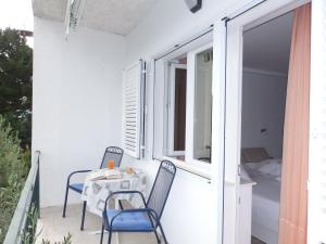 Balkón alebo terasa v ubytovaní Apartmani Stipan