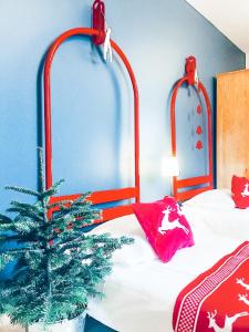 Giường trong phòng chung tại Zakopane Stop