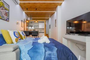 Kuchyňa alebo kuchynka v ubytovaní Apartamento de diseño centro Sevilla. WiFi/AC