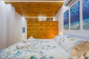 Posteľ alebo postele v izbe v ubytovaní Apartamento de diseño centro Sevilla. WiFi/AC