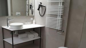 A bathroom at Apartaments y Habitacions Entre Volcans
