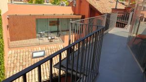 A balcony or terrace at Apartaments y Habitacions Entre Volcans
