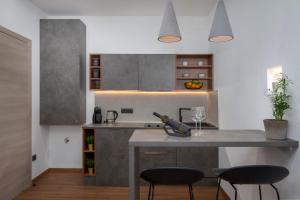 Köök või kööginurk majutusasutuses Deluxe Rooms and Apartments Korzo