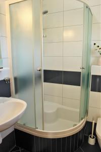 Koupelna v ubytování Iva Apartmani