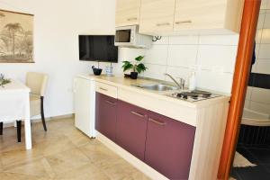 Kuchyň nebo kuchyňský kout v ubytování Iva Apartmani