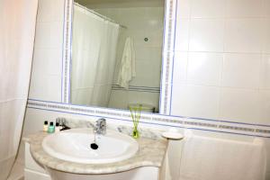 Koupelna v ubytování Hotel La Fuentecilla
