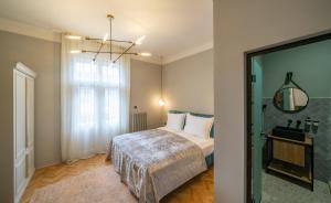 Posteľ alebo postele v izbe v ubytovaní Nest