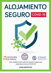 Certifikát, ocenenie alebo iný dokument vystavený v ubytovaní Hostal Casa Nautilus