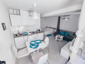 Kuchyň nebo kuchyňský kout v ubytování Apartment Estera