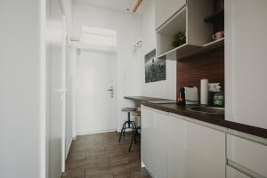 Kuchnia lub aneks kuchenny w obiekcie ZEUS Design Apartments Wasserwelt