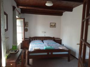 Postel nebo postele na pokoji v ubytování Pension Červená