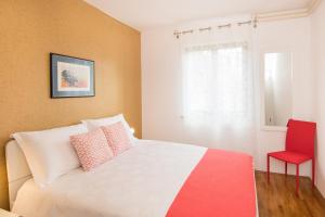 Posteľ alebo postele v izbe v ubytovaní Apartments Palmic