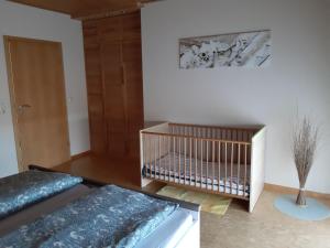 Postel nebo postele na pokoji v ubytování Ferienwohnung Heck