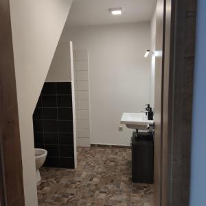 Kúpeľňa v ubytovaní Apartmán Špacír