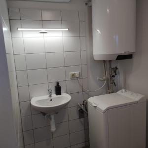 Kúpeľňa v ubytovaní Apartmán Špacír
