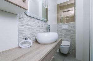 Koupelna v ubytování Apartment Bellovar