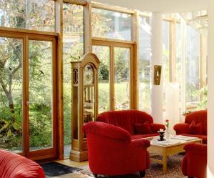 Posezení v ubytování Outdoorhotel Jäger Von Fall