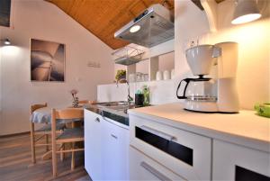 Kuchyňa alebo kuchynka v ubytovaní Studio Apartments SKORIC Opatija Volosko