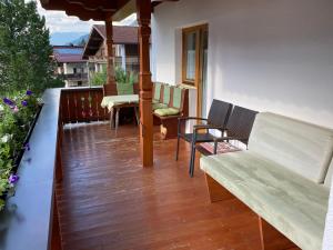 Balkon lub taras w obiekcie Pension Schwemberger ohne Frühstück