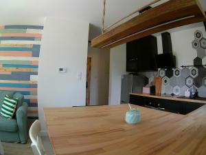 Kuchyňa alebo kuchynka v ubytovaní Apartament Na Kamieniaku