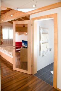 Koupelna v ubytování Hotel Garni Ragaz