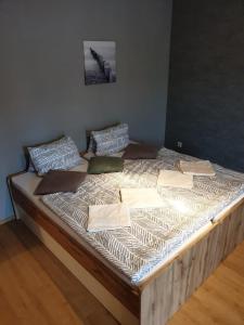 Katil atau katil-katil dalam bilik di Apartmán Železná Ruda