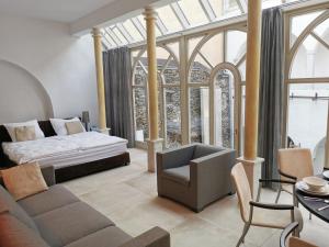 Część wypoczynkowa w obiekcie Stylische Cityapartments Benedikt