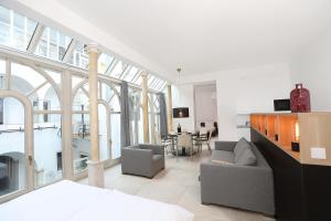 Posezení v ubytování Stylische Cityapartments Benedikt