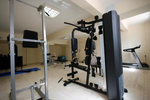 Posilňovňa alebo fitness centrum v ubytovaní Geraniotis Hotel and Resort