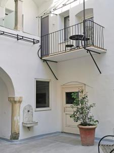 Balkon lub taras w obiekcie Stylische Cityapartments Benedikt