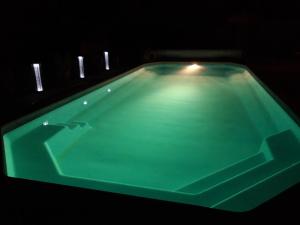 CHAMBRE D HOTES à 4 KMS D UZES " Chez Nadou "内部或周边的泳池