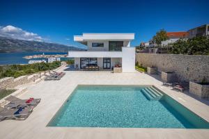 Bazén v ubytování Sea Star Villa - Vinjerac nebo v jeho okolí