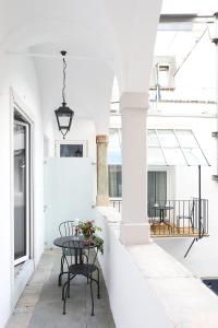 Balkon lub taras w obiekcie Stylische Cityapartments Benedikt