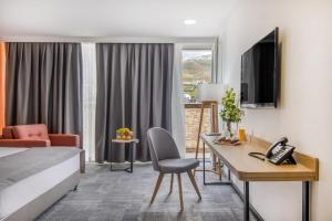 TV a/nebo společenská místnost v ubytování Hotel Split Inn by President