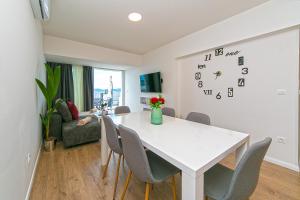 Posezení v ubytování Apartman Macan