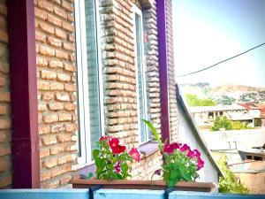 Balkón nebo terasa v ubytování Old Town Mtatsminda