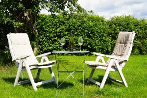 Zahrada ubytování B&B Domaine du Vieux Chêne