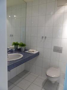Koupelna v ubytování Hotel Eifelsteig