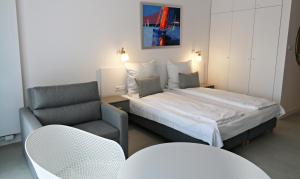 Posteľ alebo postele v izbe v ubytovaní Prima by Baltic Home