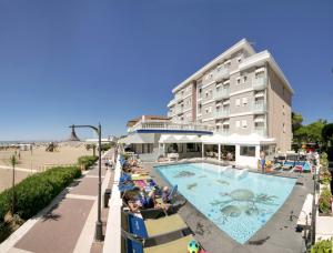 Bazén v ubytování Hotel Danieli nebo v jeho okolí