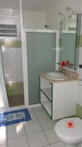Ванная комната в Résidence des îles