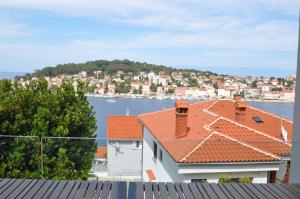 a view of a city from a building at Design apartments 3&4 in Mali Lošinj