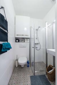 Kúpeľňa v ubytovaní Ferienwohnung Seeblick Grundlsee