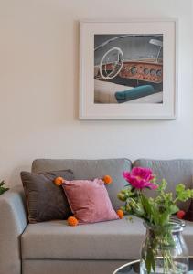 Posezení v ubytování Ferienwohnung Seeblick Grundlsee