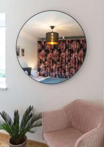 Posezení v ubytování Ferienwohnung Seeblick Grundlsee