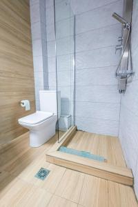 Koupelna v ubytování Design Suites Efharis (Merlot)