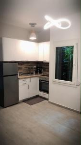 Η κουζίνα ή μικρή κουζίνα στο The green apartment