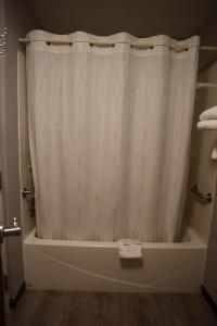 Koupelna v ubytování Express Inn & Suites Eugene