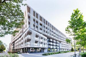 d'un immeuble d'appartements dans l'établissement Odra View Apartments II, à Wrocław