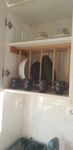 A kitchen or kitchenette at Pansion Marousa